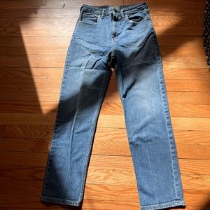 Everlane high rise straight jean